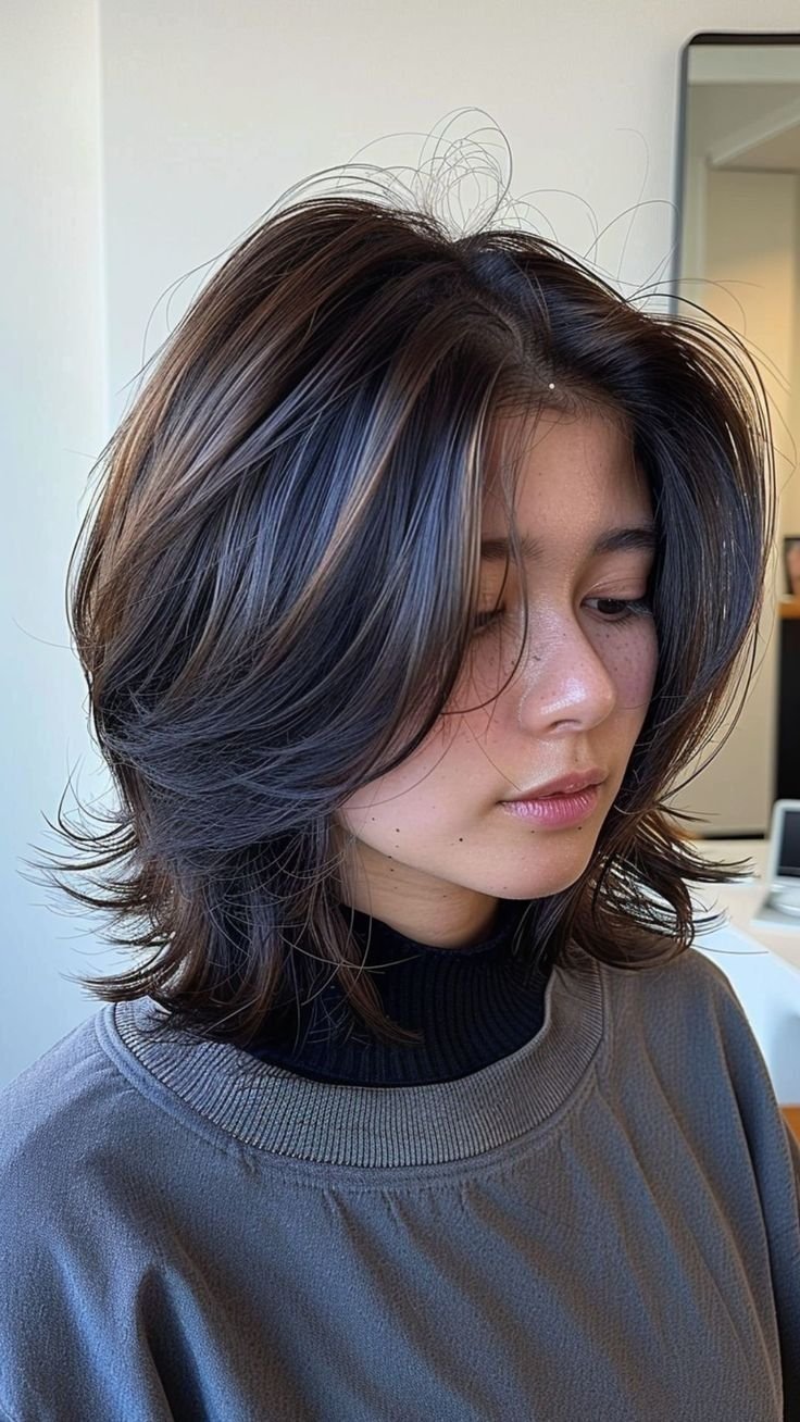 how to make your short hair with bangs so funny
