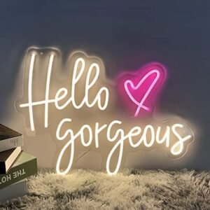 large led neon signs for hello gorgeous, 19 7…